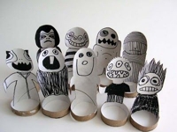 flickr jimena-san Toilet Paper Tube People